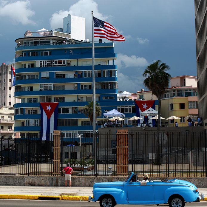 De Amerikaanse ambassade in Havana