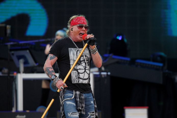 Axl Rose van Guns N' Roses.