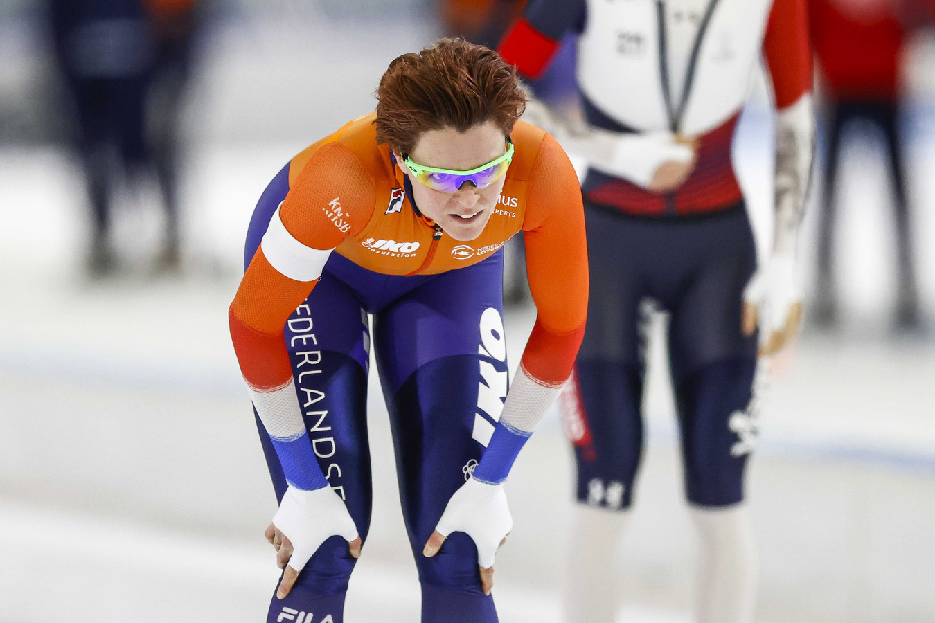 Nederlands getint podium op 1500 meter, goud voor Bowe Foto AD.nl