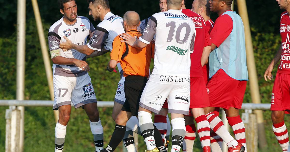 ExOHLspeler Messoudi voor rechter na vuistslag Leuven hln.be