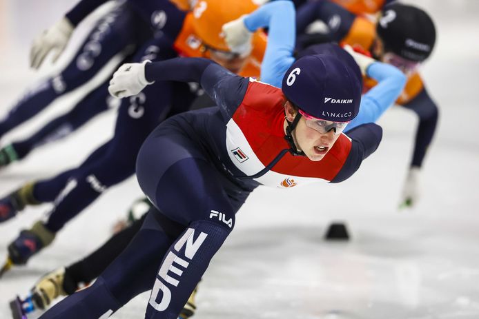 Suzanne Schulting leeft ontspannen toe naar de Olympische Spelen.