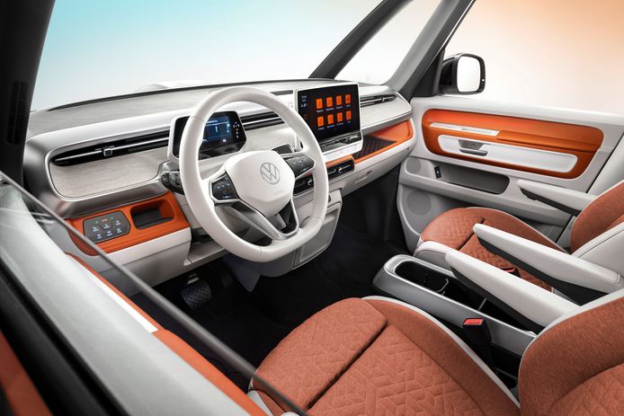 The - leather-free - interior can be executed in a strikingly colorful way