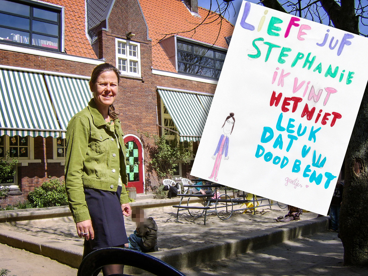 Juf Stephanie Berger-Debast stapte een jaar geleden uit het leven, omdat het werk haar te veel werd.