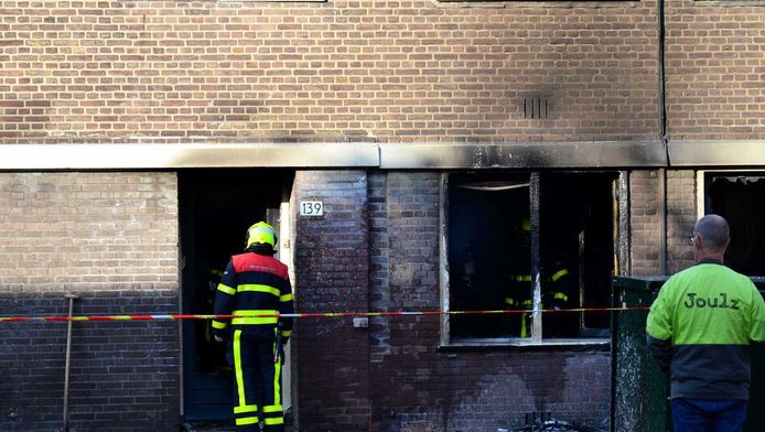 De gasexplosie veroorzaakte flinke schade aan diverse woningen in de Haagse Hortensiastraat.