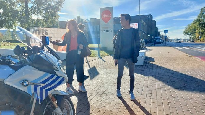 Groot alarm op de campus van Hogeschool Vives in Kortrijk, na de melding van 'een gewapende man'.