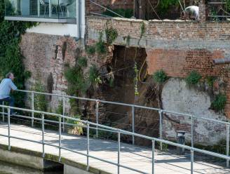 Aannemer herstelt ingestorte kademuur: Dijlepad tot bouwverlof afgesloten