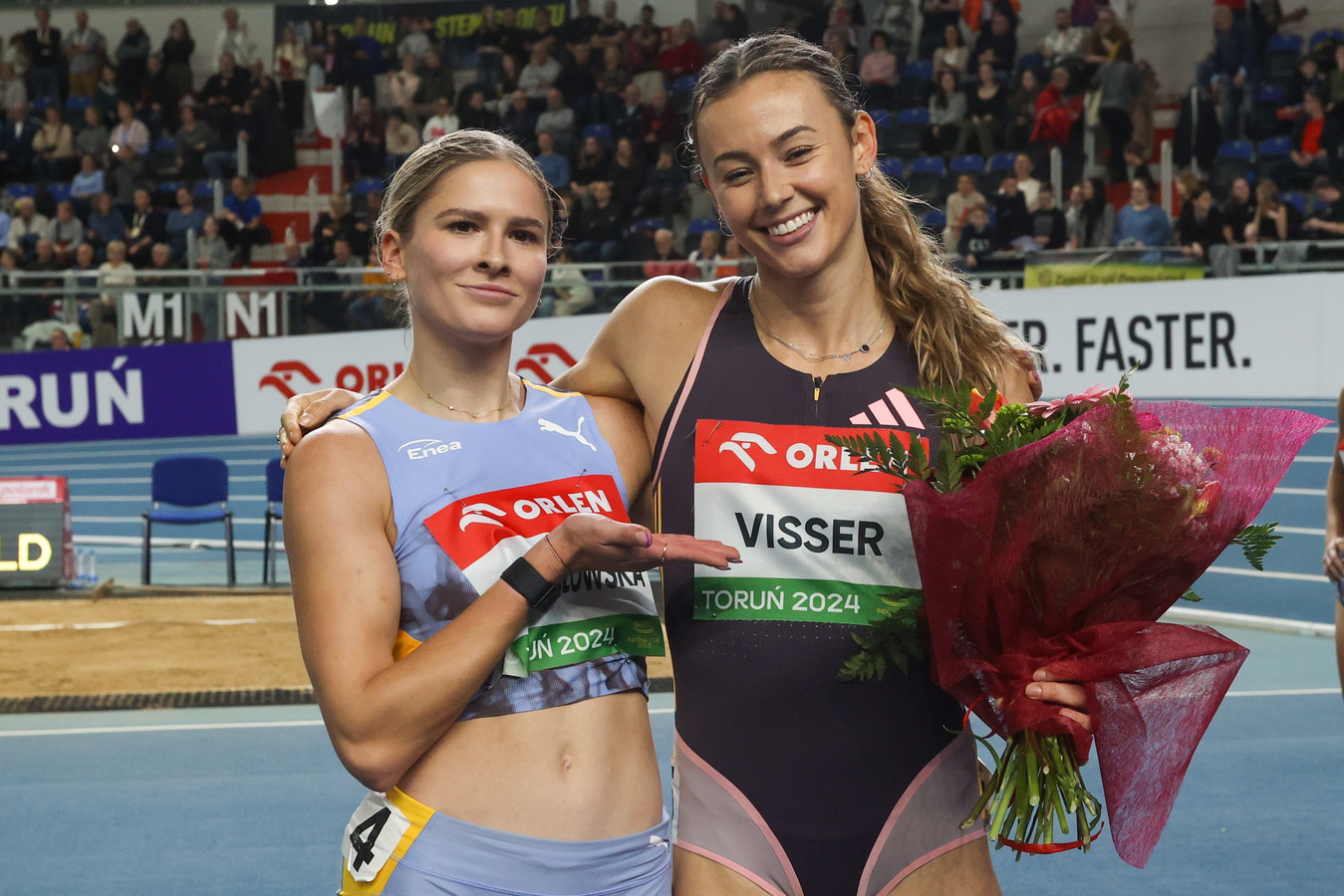 Nadine Visser en Lieke Klaver tonen goede vorm bij atletiekwedstrijd in