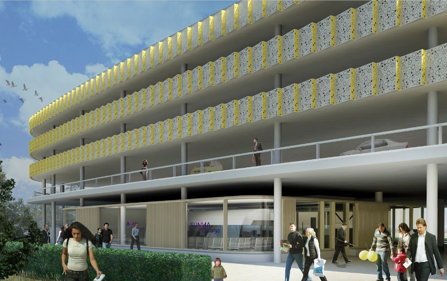 Summa bouwt eigen lesgebouw bij Eindhoven Airport Foto bd.nl
