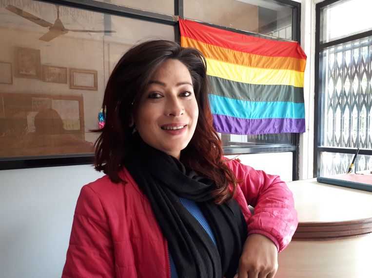 Bhumika Shreshta kon in 2015 als eerste op reis met de ‘O’ van ‘other’ in haar paspoort: geen man, geen vrouw. Beeld Ekke Overbeek