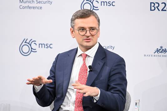 Dmitro Kuleba, de Oekraïense minister van Buitenlandse Zaken.