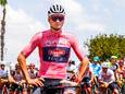Mathieu van der Poel in de roze trui.