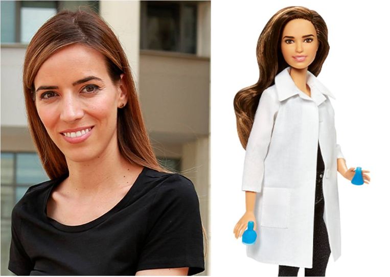 Eleni Antoniadou kreeg haar eigen Barbie. Beeld Mattel