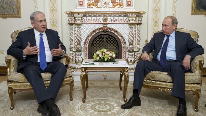 Benjamin Netanyahu et Vladimir Poutine le 21 septembre dernier.