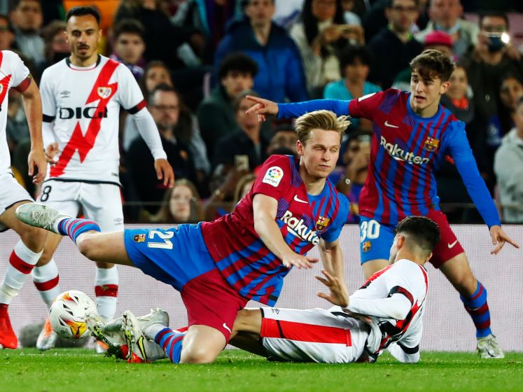 Frustrerende avond voor Barça en gewisselde Frenkie de Jong: wéér een thuisnederlaag