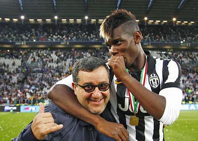 Mino Raiola met Paul Pogba.