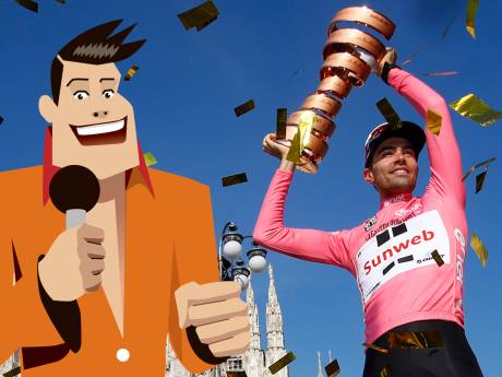 Quiz | Wie werd in de Giro van 2017 tweede in het eindklassement achter ‘Turbo Tom’?