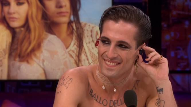 Måneskin zorgt voor gekkenhuis bij Humberto: horde fans bij studio, gitarist springt op tafel