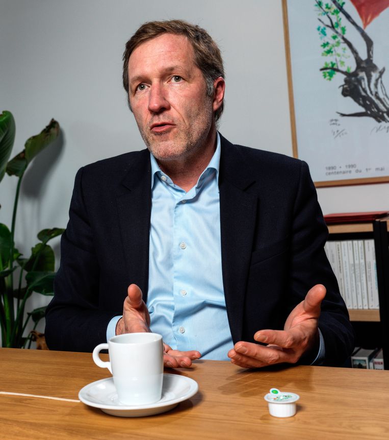 PS-voorzitter Paul Magnette. Beeld Photo News