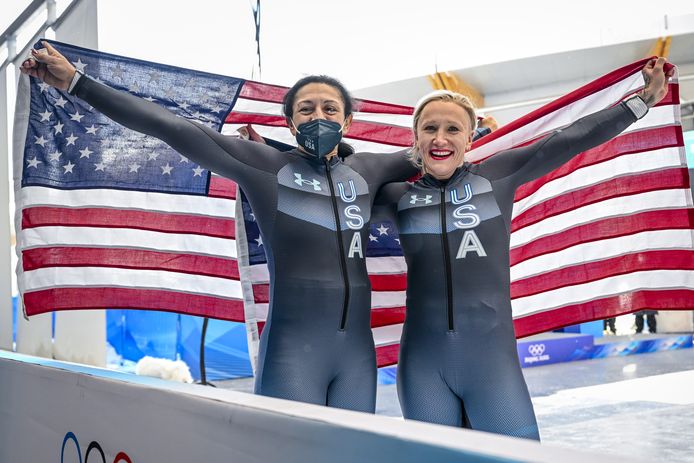 Kaillie Humphries a devancé sa compatriote Elana Taylor Meyers: doublé américain sur l'épreuve de monobob.