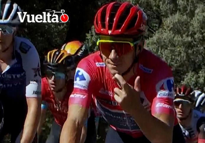 Remco Evenepoel kende een zorgeloze 19de etappe in de Vuelta.