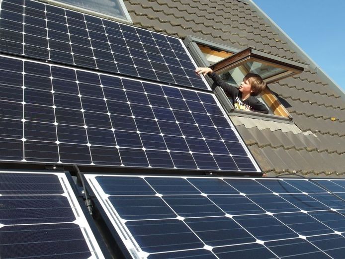 Vorig jaar kwamen er in Vlaanderen 48.599 zonnepaneelinstallaties en een vermogen van 225 megawatt bij.