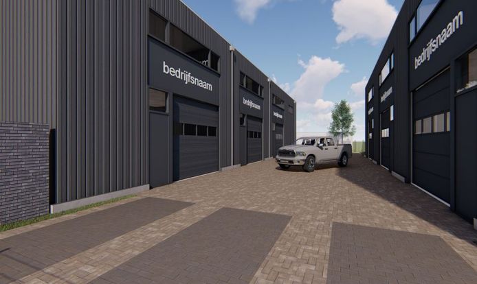 De bouw van deze bedrijfsunits aan de rand van de Zeeheldenbuurt is van de baan.