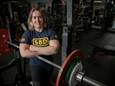 Powerliftster Ankie Timmers uit Eindhoven op archiefbeeld.