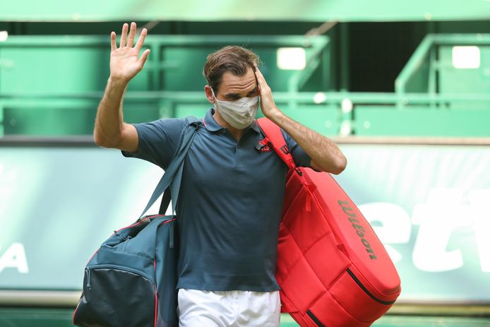 Touché au genou, Roger Federer ne remportera jamais la médaille d'or en simple.