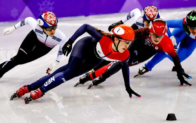 Short-track speedskaters are lopsided | De Morgen