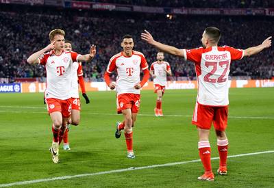 Exit Trossard in de Champions League: Bayern München klopt Arsenal en staat in halve finale
