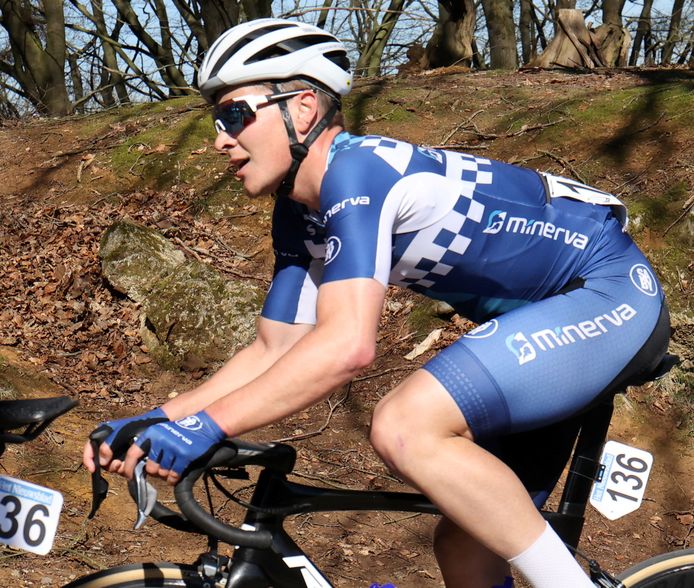 Yentl Vandevelde, op dit beeld tijdens de Youngster Coast Challenge op de Kemmelberg, was tijdens de Wim Hendriks Trofee bijzonder actief.