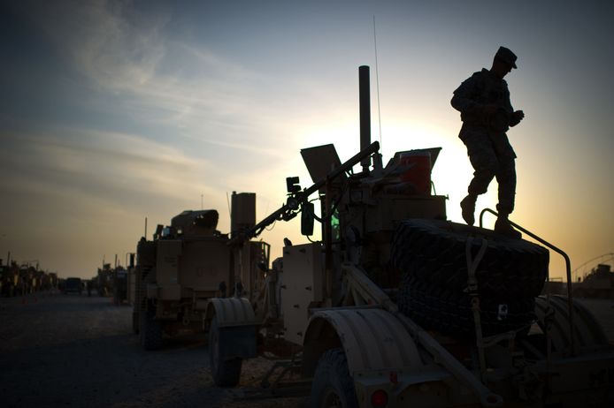 Illustration d'un soldat américain en Irak, en décembre 2011.