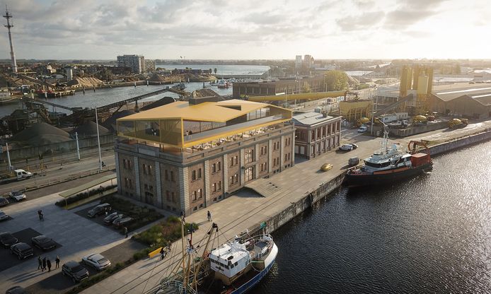 Het schepencollege keurde vrijdag de vergunning goed voor de restauratie van het Entrepotgebouw in Haven Oostende.
