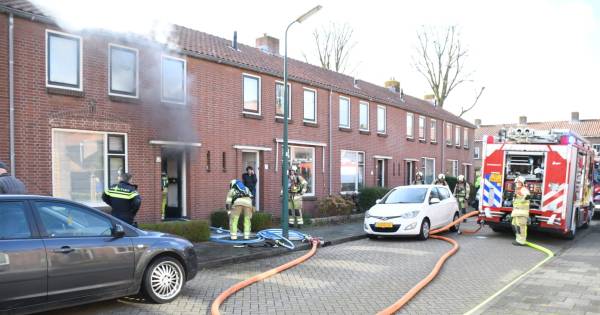 Keukenbrand Asterstraat in Woerden.
