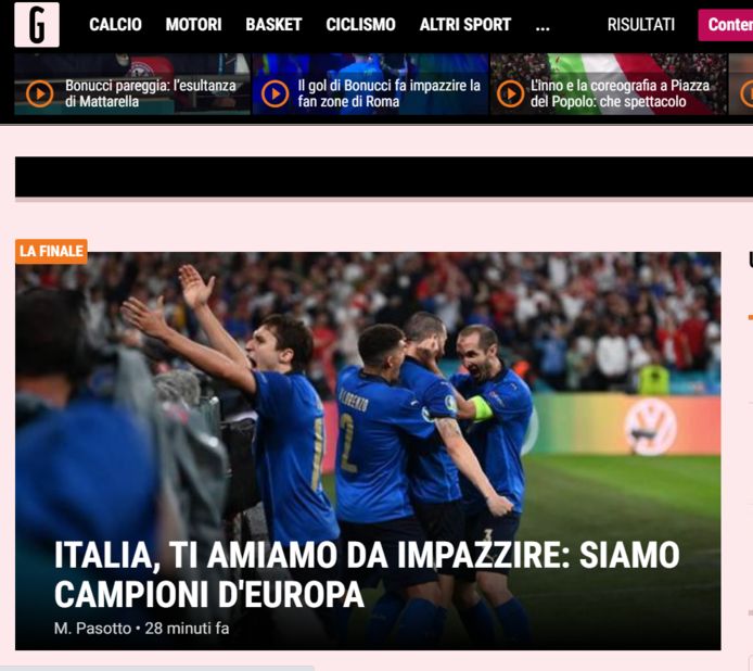 Gazzetta dello Sport.
