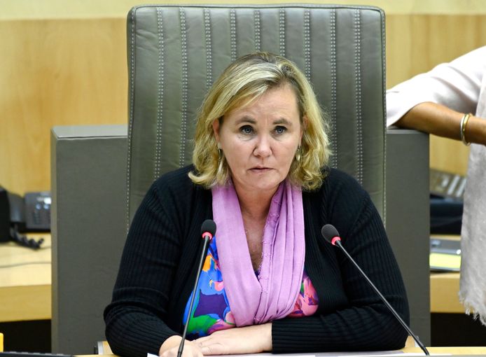 Liesbeth Homans, présidente du Parlement flamand (N-VA).