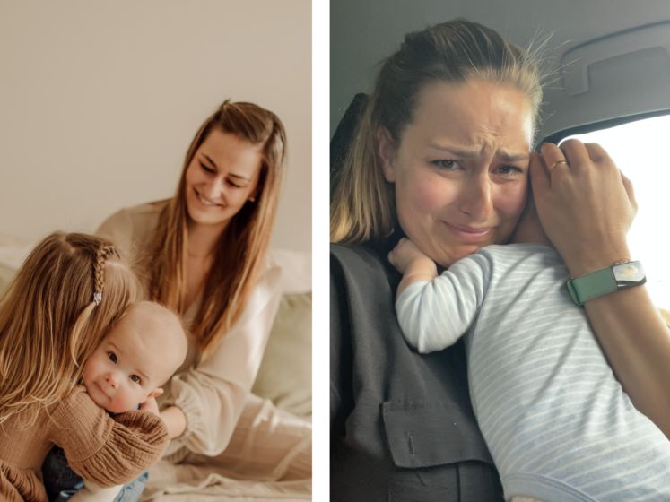 Sarah vertelt over 5 maanden non-stop gekrijs van haar huilbaby: “Ik wilde stoppen met ouder zijn”