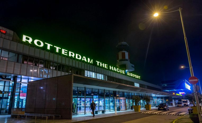 Het vliegveld Rotterdam The Hague vervoerde vorig jaar ruim 1,6 miljoen mensen. Beeld anp