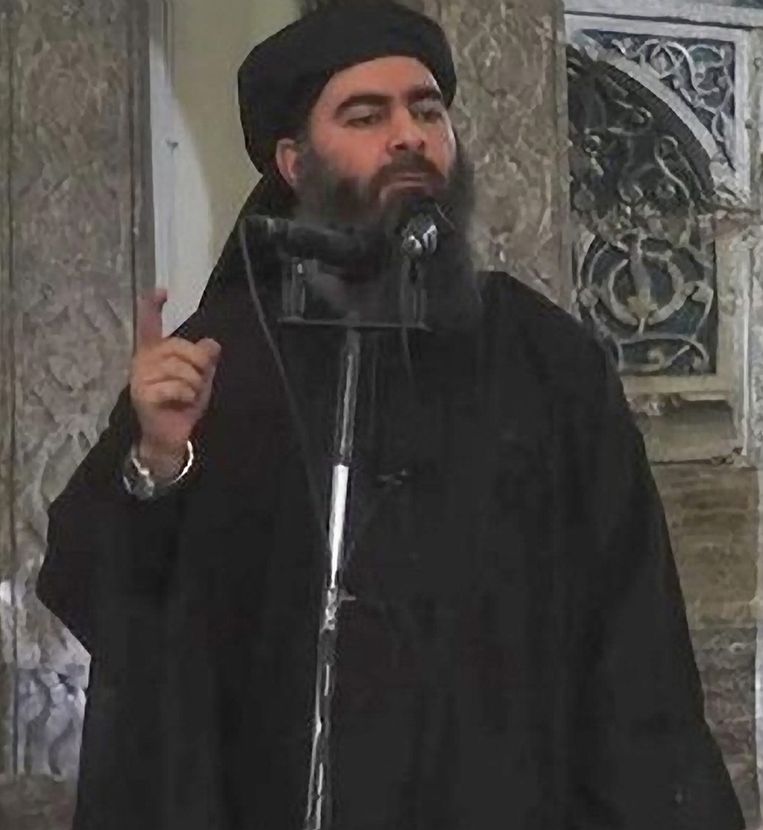 Aboe Bakr al-Baghdadi, de zelfbenoemde kalief. Beeld Islamitische Staat