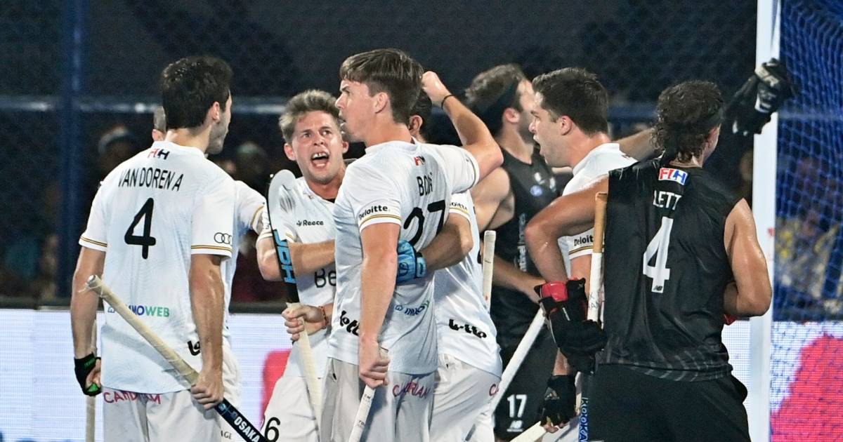 The Red Lions team dominates New Zealand and qualifies for the World Cup semi-finals |  hockey