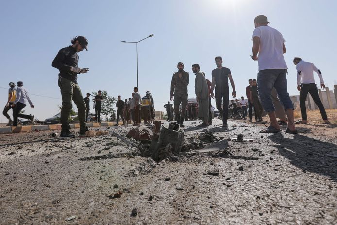 De drone-inslag waarbij vrijdag een leider van Islamitische Staat (IS) werd gedood.