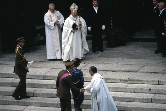 Kardinaal Danneels in 1984.