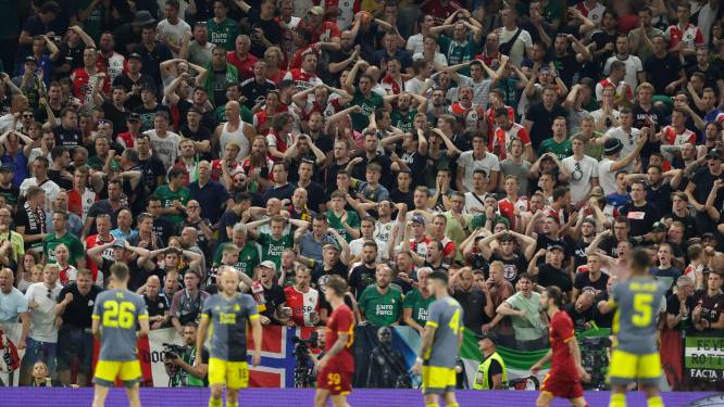 Feyenoord-fans uit West-Brabant ‘trots en teleurgesteld’ in Tirana: ‘Mét beker was het feestje compleet geweest’
