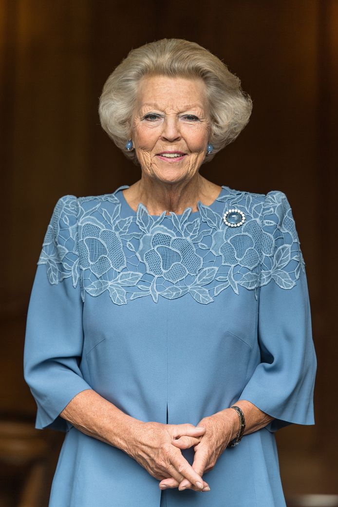 Prinses Beatrix ter gelegenheid van haar 80ste verjaardag.