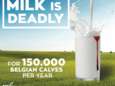 Veganisten adverteren op trams: 'Melk is dodelijk’