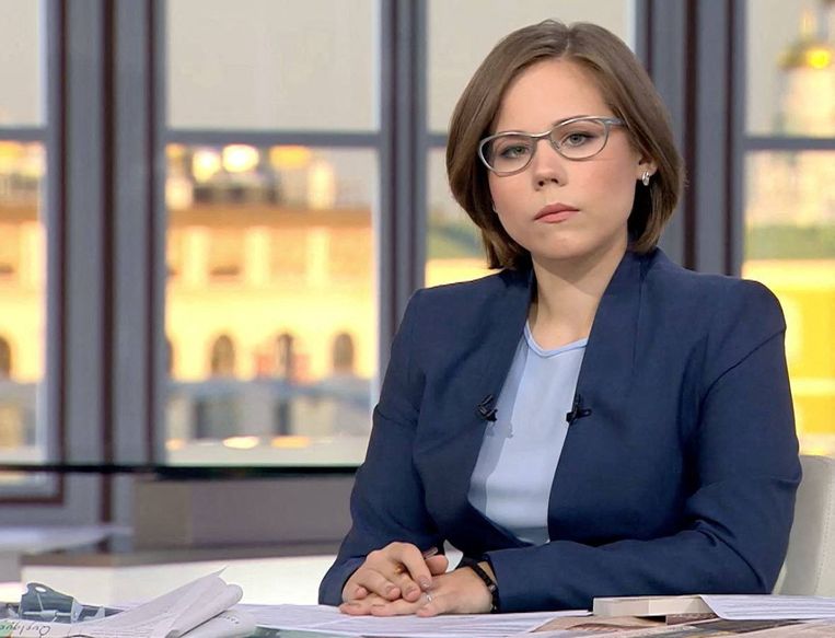 Darja Doegina was ook actief als politiek commentator. Beeld Reuters