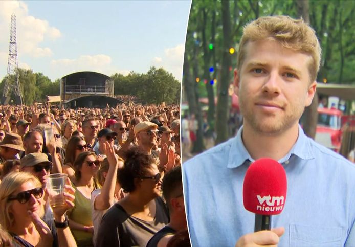 VTM NIEUWS-journalist Jeroen Van der Auwera op het festival Best Kept Secrets