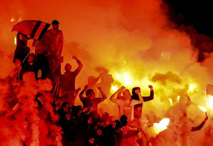 Supporters van Ajax.