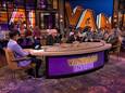 Wilfred Genee, René van der Gijp, Sander Schimmelpenninck en Johan Derksen tijdens Vandaag Inside