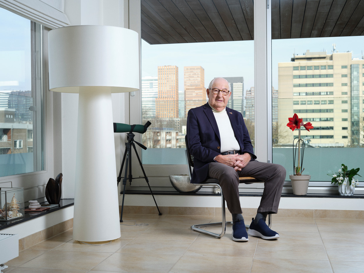 Salo Muller: ‘Niemand was er meer. Mijn ouders, grootouders, vriendjes, ooms en tantes, neefjes en nichtjes... Ze waren allemaal vermoord. Behalve een broer en zus van mijn vader, en de zus van mijn moeder en haar man en hun dochtertje.’ Beeld Erik Smits